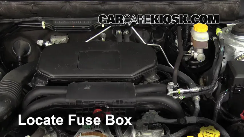 2012 Subaru Outback 2.5i Premium 2.5L 4 Cyl. Fuse (Engine) Check